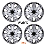 15" Wheel Covers Snap On Full Hub Caps R15 For Volkswagen Golf Jetta Set Of 4. Fixed Price $39.99.