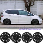 4 For 2006-2015 Honda Fit 15" Wheel Covers Caps Full Rim Snap Hubs R15 Us. Fixed Price $69.05.