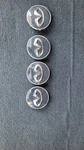 2009-2020 Infiniti Black Center Caps 40343-1CA4A Oem. Fixed Price $24.95.