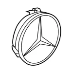 Genuine Mercedes-benz Oe Wheel Hub Cover 000-400-38-00-9283. Fixed Price $31.06.