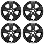 4 Gloss Black 17" Wheel Skins Hub Caps For 2011-17 Patriot Compass Alloy Rim. Fixed Price $78.99.