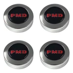 Set 4 67-72 Pontiac Black Pmd Rally Wheel Ii Center Caps Firebird Trans Am Gto. Fixed Price $129.95.