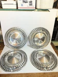 Vintage Chevy 14 Hubcaps Set Of Oem Gm Wheel Covers Bowtie Emblem 60S. Fixed Price $40.00.