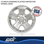 Chrome Wheel Skins For Chevy Silverado Gmc Sierra IMP392X. Fixed Price $60.00.