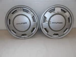 Hyundai Excel 1988 7 Spoke W/o Notches One Pair Hub Caps Wheel Covers Oem 13". Fixed Price $32.90.