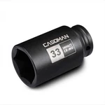 Casoman 1/2" Drive X 33 Mm 6 Pt Impact Socket, Cr-mo, (deep). Fixed Price $18.49.