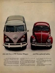 Volkswagen Beetle Bus Vw Bug Poster - Advertising Mid Century Wall Art 11X14. Fixed Price $15.00.
