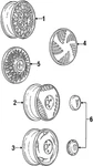 Genuine Gm Hub Cap 25529957. Fixed Price $5.09.