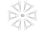 Genuine Toyota Wheel Cover 42602-33130. Fixed Price $77.38.