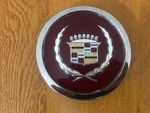 Vintage 1980 Silver Cadillac 4 3/8 Center Hub Cap N.i. Abs 6736 C.2. Fixed Price $20.00.