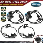 4X Front & Rear Abs Wheel Speed Sensor For Chevy Tahoe Suburban 1500 Gmc Yukon. Fixed Price $45.99.