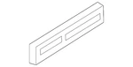 Genuine Bmw Nameplate 36-13-7-897-226. Fixed Price $56.61.