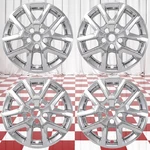 4PC Chrome 5 Spoke 17" Wheel Skins For 2022-2023 Chevy Equinox. Fixed Price $100.67.