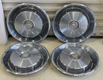 4 Vintage Cadillac Hubcap Rims Wheel Covers 1960 16 Inches Rat Rod Four Pack. Fixed Price $98.00.