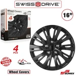 Hubcap Set 4 Pc Wheel Cover 16 Inch Rim Black Nardo Car Suv Truck Sedan. Fixed Price $54.99.
