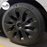 4PCS Wheel Covers Fits For Tesla Model 3 Hubcap 18 Inch Matte Black Support Logo. Fixed Price $233.43.