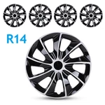Inch Wheel Cover Rim Snap On Full Hub Caps Fit R14 Tire & Steel Set Of. Fixed Price $42.99.