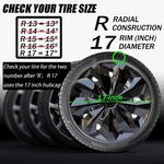 Inch Fit R17 Tire Snap Installation Black Set Of 4 Wheel Rim Cover Hubcap. Fixed Price $53.99.