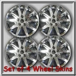 2014-2019 Cadillac Cts Chrome Wheel Skins, Hubcaps, 17" Cover Set Of. Fixed Price $180.00.