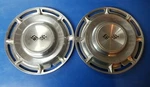 *two* Vintage 1960 Chevrolet Corvette Impala 14" Wheel Covers Hubcaps Used. Fixed Price $67.99.