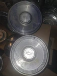 (2) Vintage Oem 1973 Chevy Impala Bel Air 15" Deluxe Hubcap Wheel Cover Gm. Fixed Price $50.00.