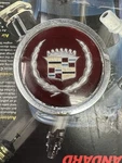Cadillac Chrome Oem With Red Inside Wheel Center Cap # N.i.abs 6736 C.4. Fixed Price $74.99.
