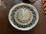 One Only, 1975-77 Cadillac Wire Hubcap, #2017-A. Fixed Price $50.00.