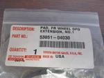 Nos Oem Genuine Toyota 53851-04030 Front Wheel Opening Extension 05-11 Tacoma. Fixed Price $17.99.