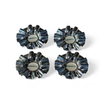 Set Of 4 Motion Alloy Wheels Center Caps-- Model 11036. Fixed Price $40.00.