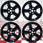 4PC Gloss Black 5 Spoke 17" Wheel Skins 20-23 Ford Mustang Ecoboost Fastback. Fixed Price $84.21.