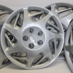 Trophy 16" Clear Coat Finish Silver Wheel Covers 4 Pack-fits Most Vehicles Nib. Fixed Price $25.00.