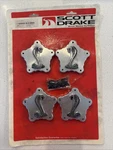 Billet Hub Caps Scott Drake B-1130-COBRA-T Fits American Racing Wheel Mustang. Fixed Price $150.00.
