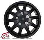 Matte Black 14 Inch Wheel Rim Skin Cover Caps (STYLE#005) 4PCS Set. Fixed Price $46.40.