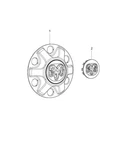 Wheel Cap Mopar 6KF18RNWAA. Fixed Price $15.99.