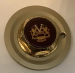 6 1/8 Vogue Gold Logo Wheel Center Cap Hub Flange #93 #GMC-50-01. Fixed Price $91.85.