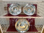 1953 Pontiac Star Catalina Chieftain 15" Hubcaps (3) Wheel Covers Antique. Fixed Price $127.99.