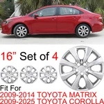 16" Set Of Hubcaps Wheel Rim Covers For 2009-2025 Toyota Corolla 09-14 Matrix. Fixed Price $48.99.