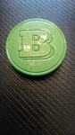 A4544010324 Toxic Green TM0077 Brabus Smart Hub Cap Genuine. Fixed Price $52.21.