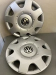 Volkswagen Hub Caps 1CO601147F / Oem Germany- Set Of 2 Good And Clean. Fixed Price $49.99.