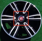 Factory Center Cap Bentley Continental Wheel Flying Spur Twin Oem 3W0601171C. Fixed Price $379.00.