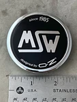 Msw Designed By Oz Racing Since 1985 Wheel Rim Black Hub Cover Center Cap PMC566. Fixed Price $32.50.