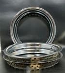 14" Chrome Trim Rings Beauty Rims Glamour Edge Bands Nos Set Of. Fixed Price $65.79.