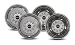 Pacific Dualies 44 1950 Polished Inch 10 Lug Stainless Steel Wheel. Fixed Price $481.41.