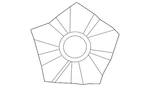 Genuine Nissan Center Cap 40315-5MP2C. Fixed Price $120.40.
