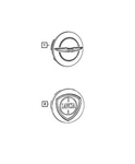 Genuine Mopar Wheel Center Cap 1LB74LD2AB. Fixed Price $30.00.