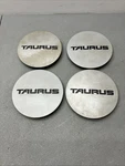 F2DC-1141- Aa Silver Wheel Center Caps 92-95 Ford Taurus Set Of. Fixed Price $39.99.