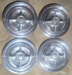 Set Of 4 Vintage Oem 1955-1956 Dodge Coronet Chrome Flipper Hubcaps Wheel Covers. Fixed Price $134.99.
