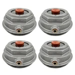 Set Of Aluminum Screw-on Hub Cap (replaces Stemco 343-4075 Meritor A3262Q407). Fixed Price $53.73.