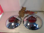 Nos Oem 1949 1950 Pontiac Chieftain, Streamliner, Catalina, Deluxe Hubcaps Gm. Fixed Price $349.00.