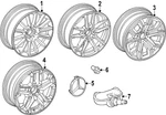 Genuine Mercedes-benz Hub Cap 000-400-27-00-7269. Fixed Price $92.30.